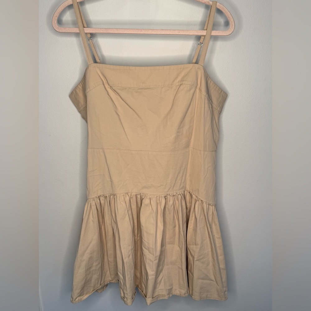 Abercrombie & Fitch Drop- Waist Tan Dress
